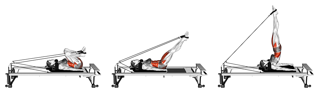 Reformer Long Spine: Lower ab exercise | Heft
