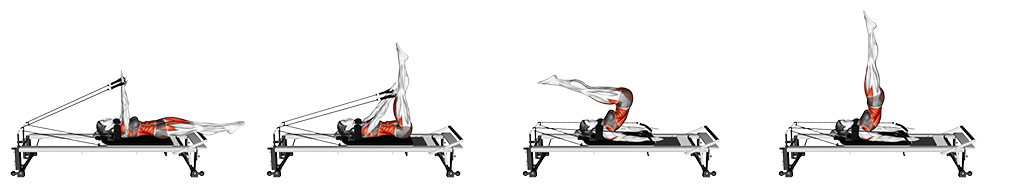 Reformer Overhead: Lower ab exercise | Heft